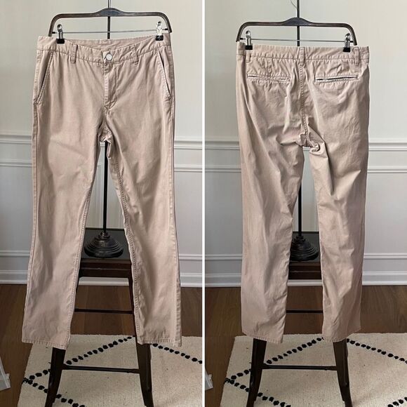 Bonobos Slim Straight Flat Front Khaki Chino Pants 32 30 - Picture 1 of 8